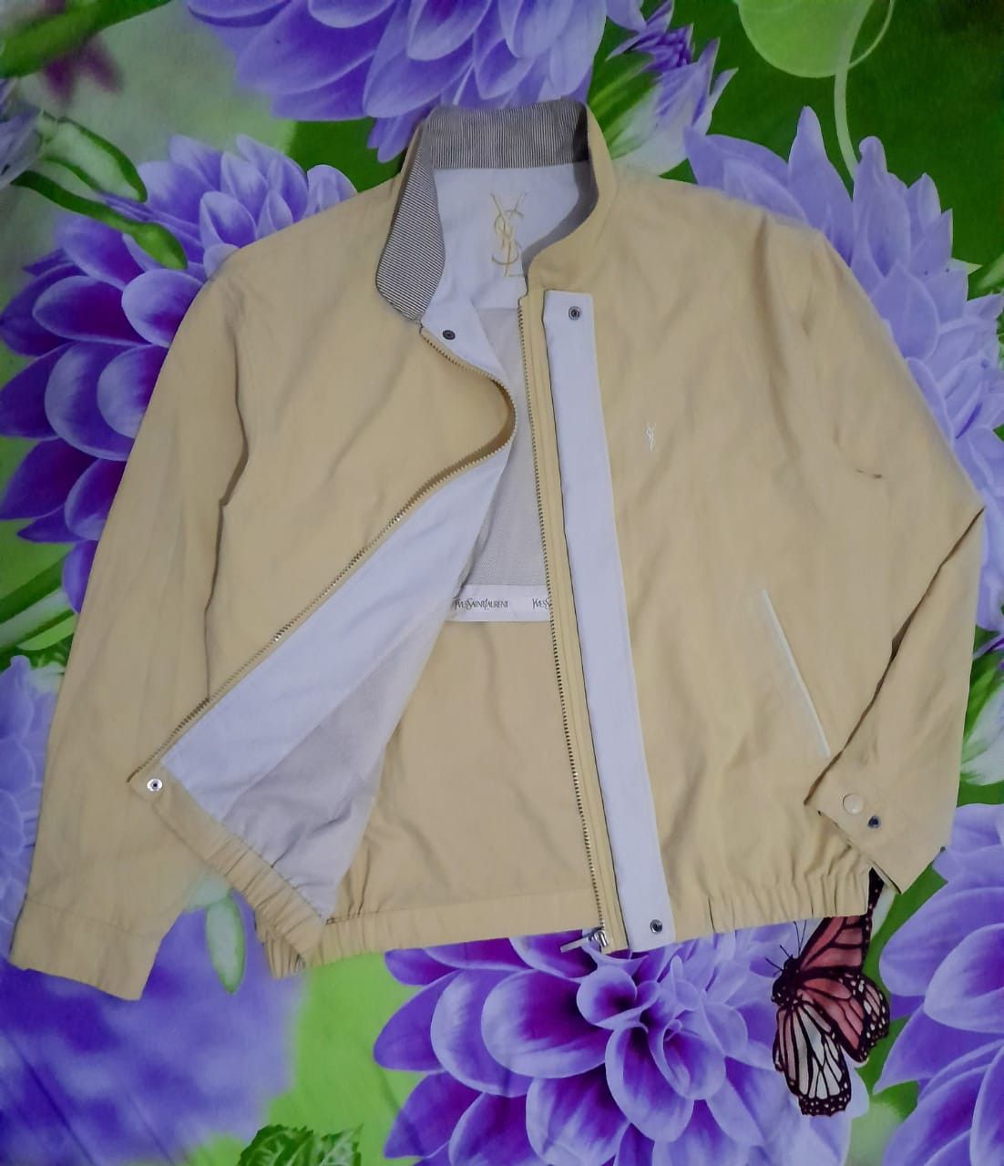 Japanese Brand × Vintage × Yves Saint Laurent 💥Big Logo💥Vintage Yves Saint Laurent x Ysl Jacket Size US M / EU 48-50 / 2 - 3 Thumbnail
