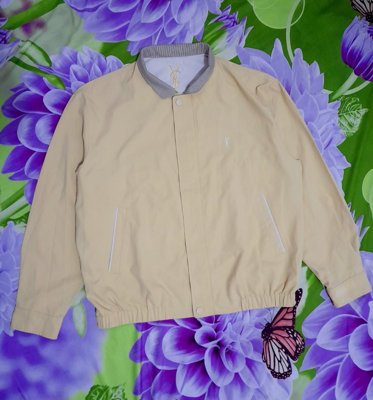 Japanese Brand × Vintage × Yves Saint Laurent 💥Big Logo💥Vintage Yves Saint Laurent x Ysl Jacket Size US M / EU 48-50 / 2 - 2 Thumbnail