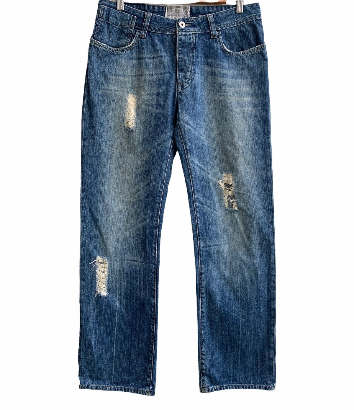 Stussy Distressed Stussy Streetwear Jeans Size US 30 / EU 46 - 1 Thumbnail