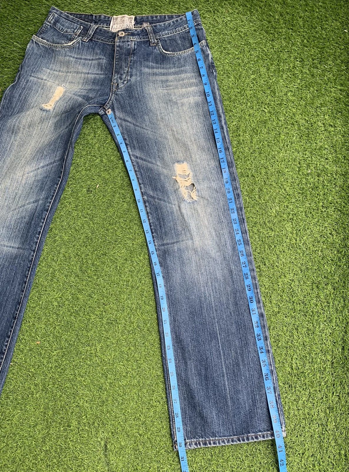 Stussy Distressed Stussy Streetwear Jeans Size US 30 / EU 46 - 14 Thumbnail