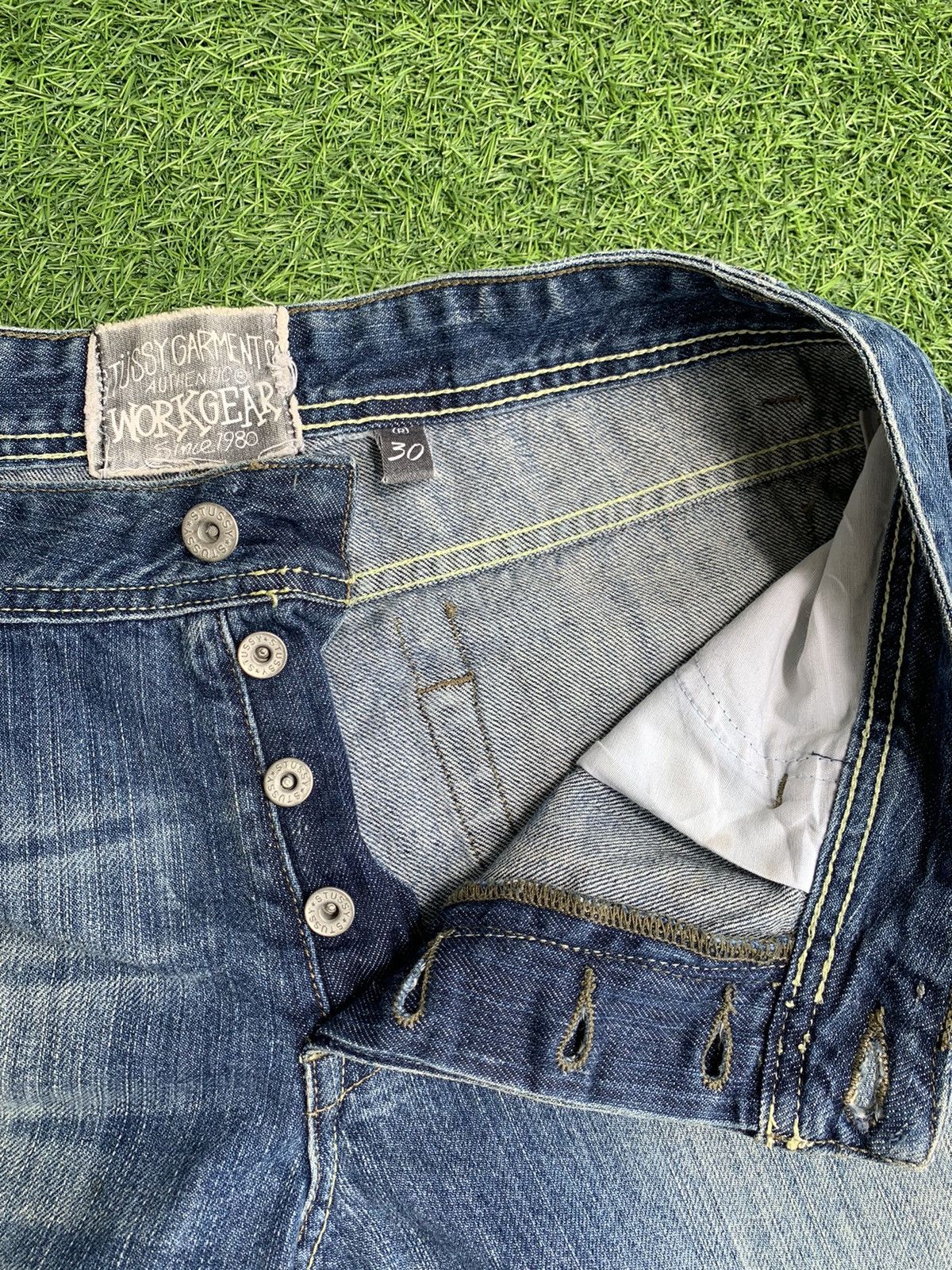 Stussy Distressed Stussy Streetwear Jeans Size US 30 / EU 46 - 10 Thumbnail