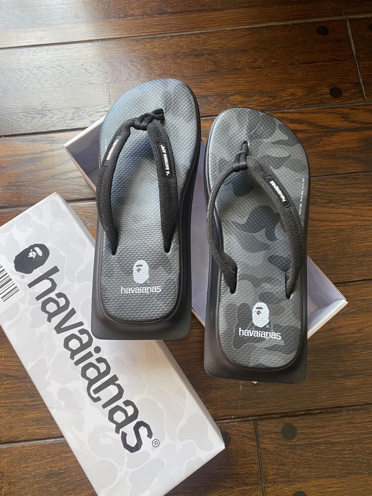 Havaianas X Bathing Ape | Grailed