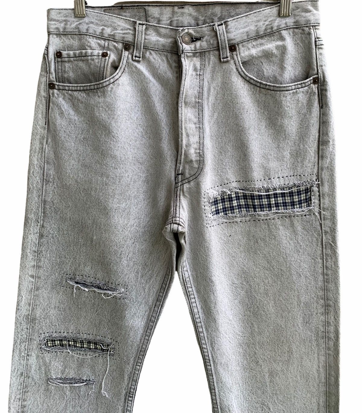 Levi's Vintage levis 501 Distressed stone wash Size US 32 / EU 48 - 3 Thumbnail
