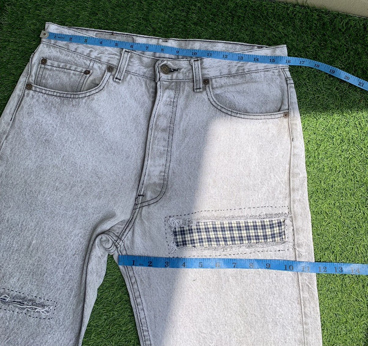 Levi's Vintage levis 501 Distressed stone wash Size US 32 / EU 48 - 11 Thumbnail