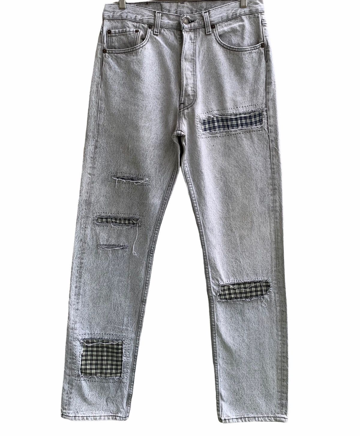 Vintage levis 501 Distressed stone wash