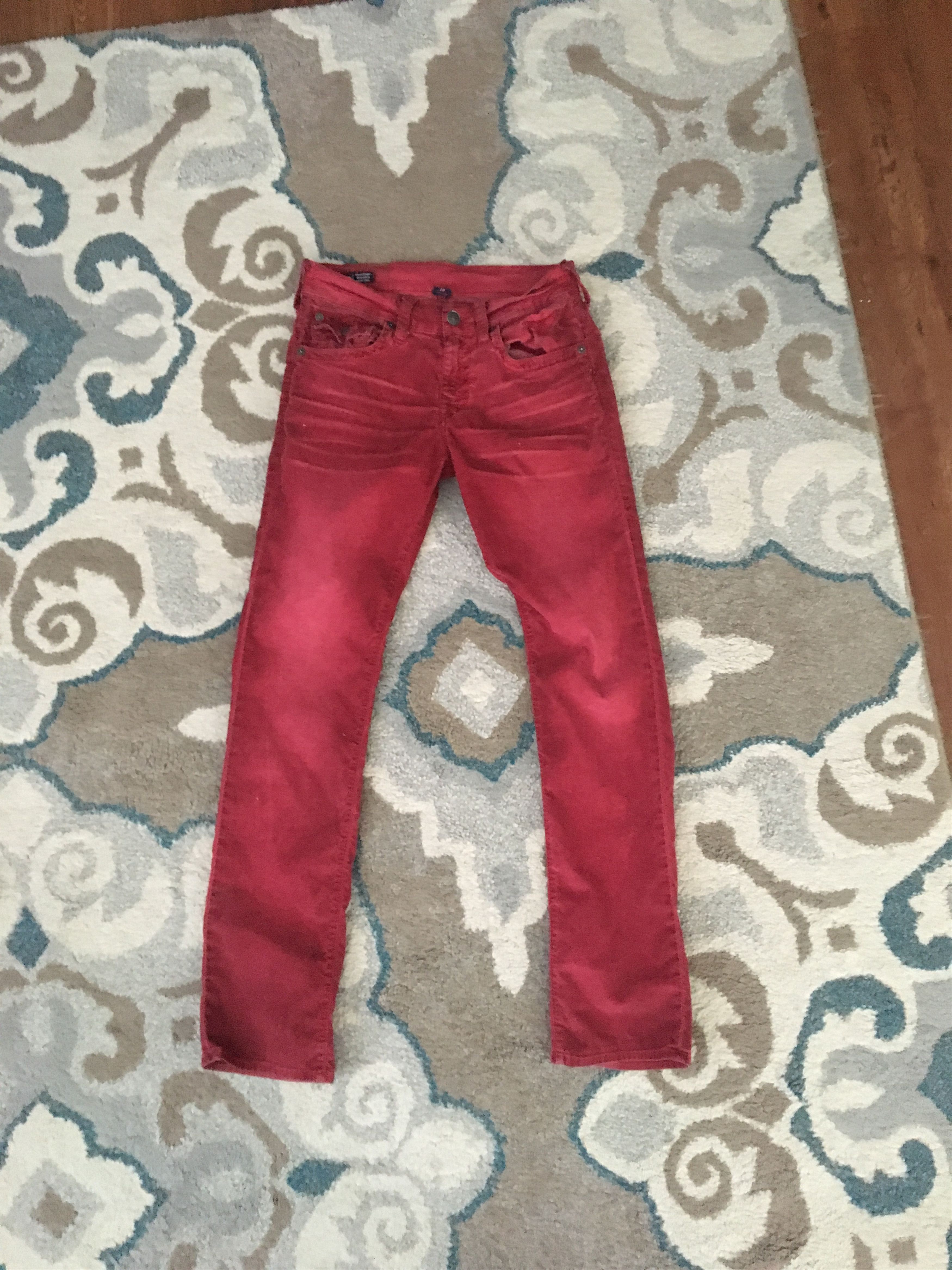 True Religion Red Jeans