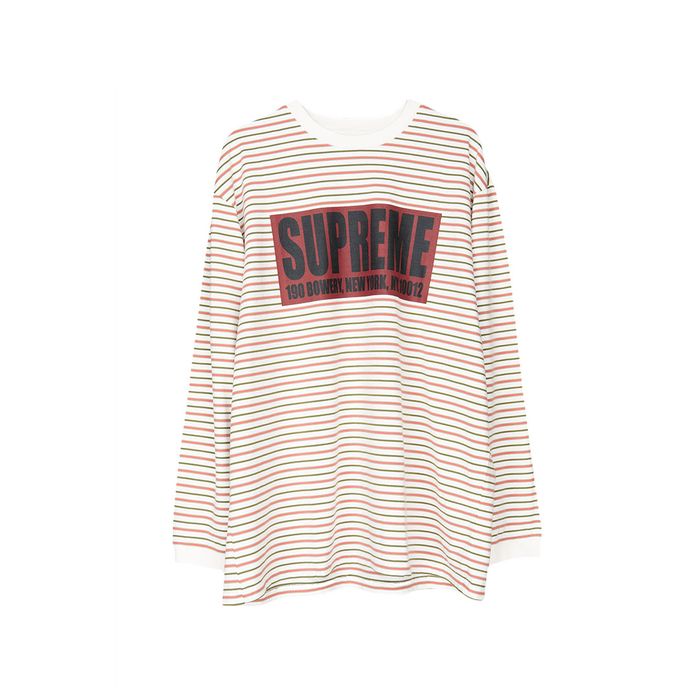 Supreme Supreme Thin Stripe L/S Top SS21 | Grailed