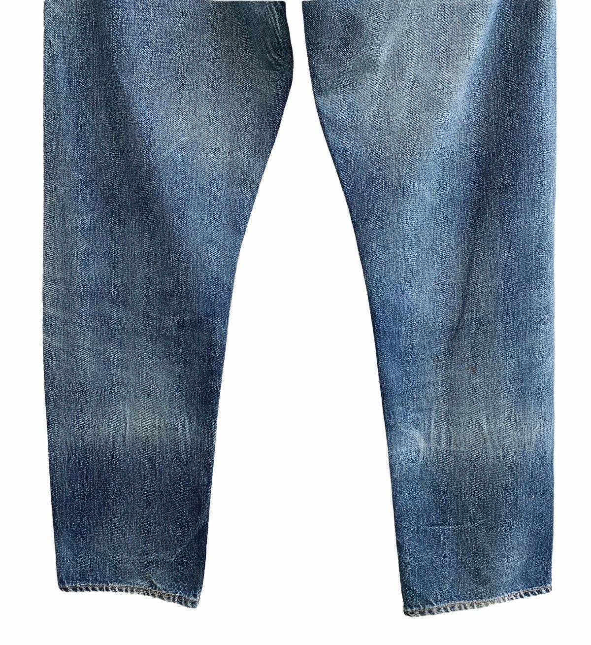 Blue Blue Japan × Japan Blue × Japanese Brand Vintage Distressed Japan Blue Selvedge Jeans Size US 32 / EU 48 - 7 Thumbnail