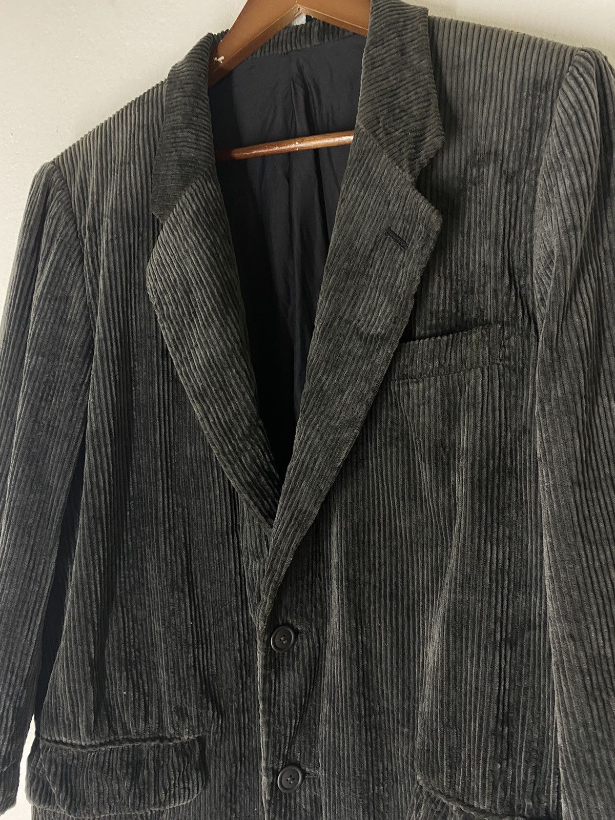 Issey Miyake 90’s Legendary Issey Miyake Corduroy Jacket Oversized Design Size US M / EU 48-50 / 2 - 4 Thumbnail