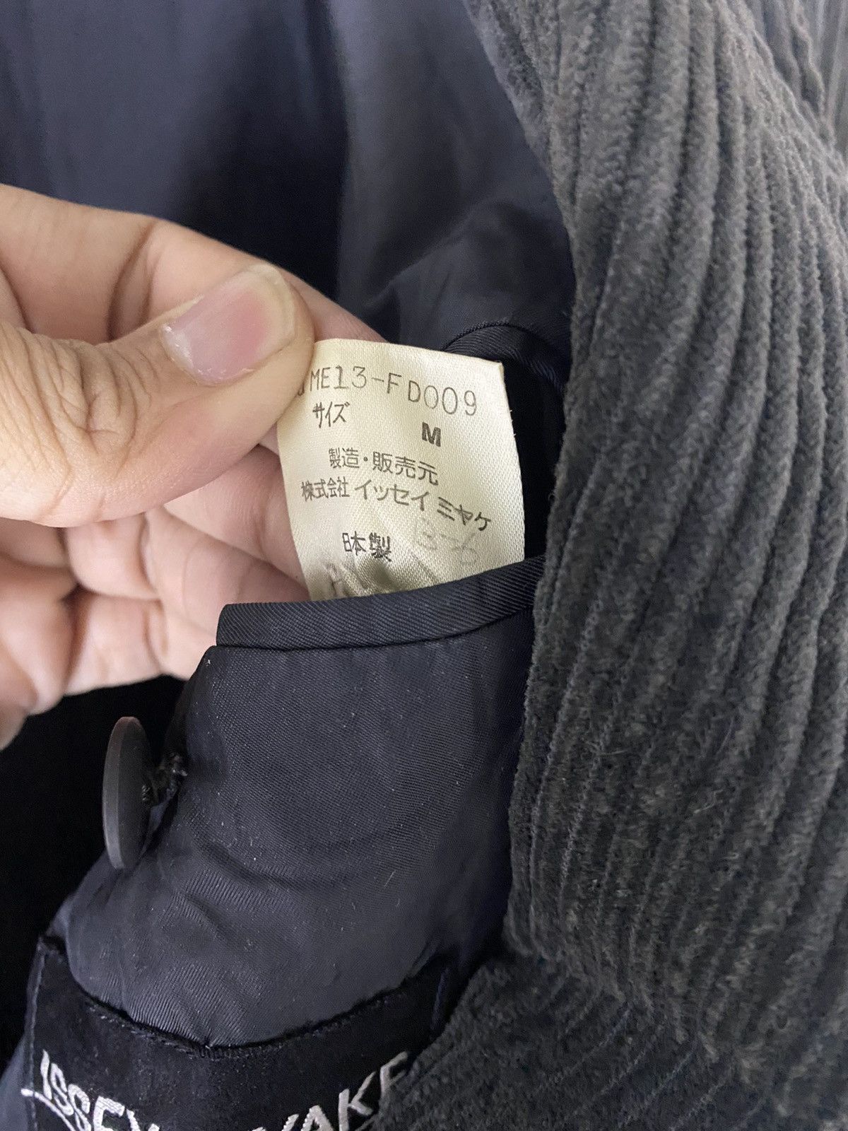 Issey Miyake 90’s Legendary Issey Miyake Corduroy Jacket Oversized Design Size US M / EU 48-50 / 2 - 8 Thumbnail