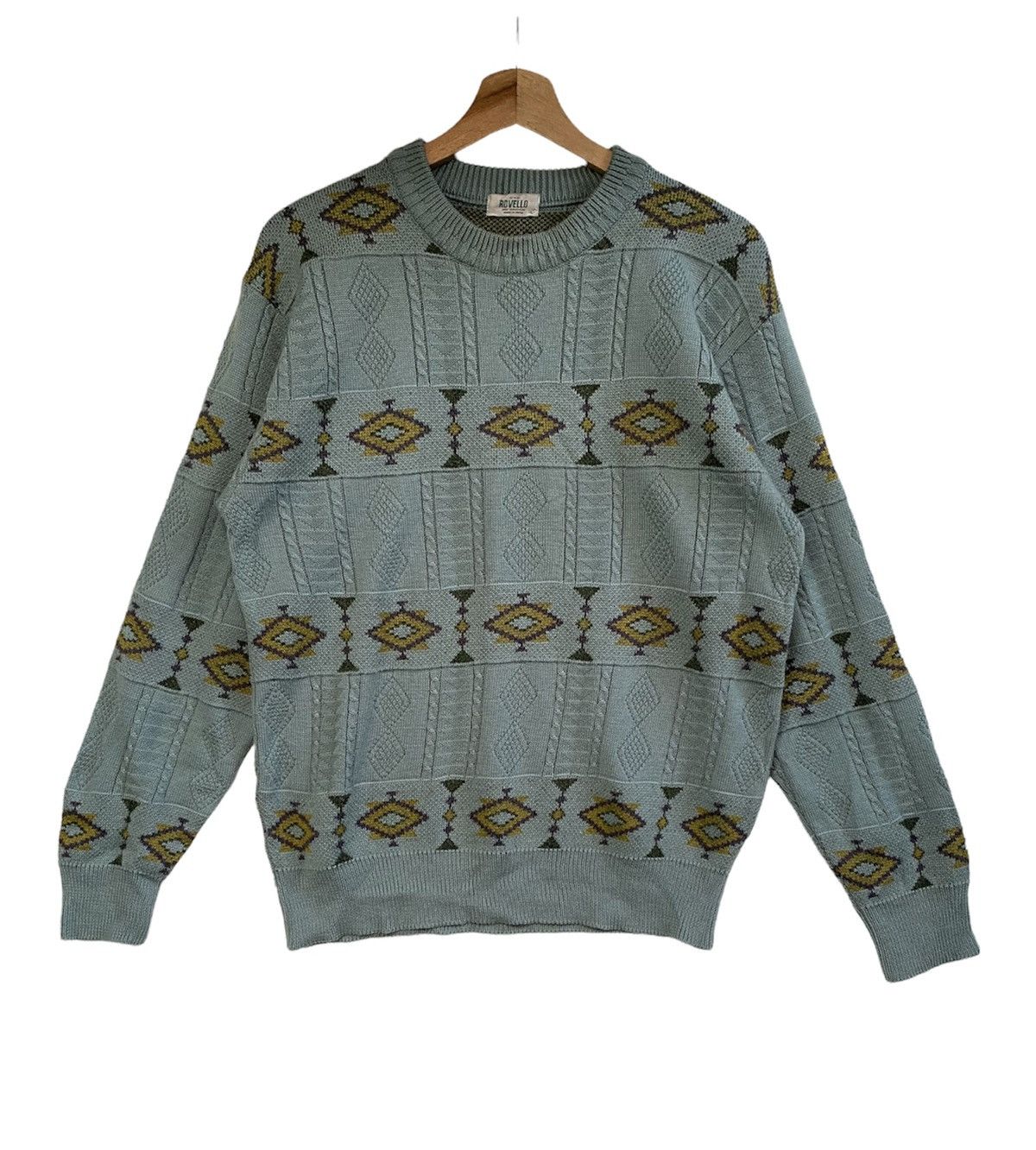 Japanese Brand × Vintage Vintage knitwear like coogi styles Size US L / EU 52-54 / 3 - 1 Thumbnail