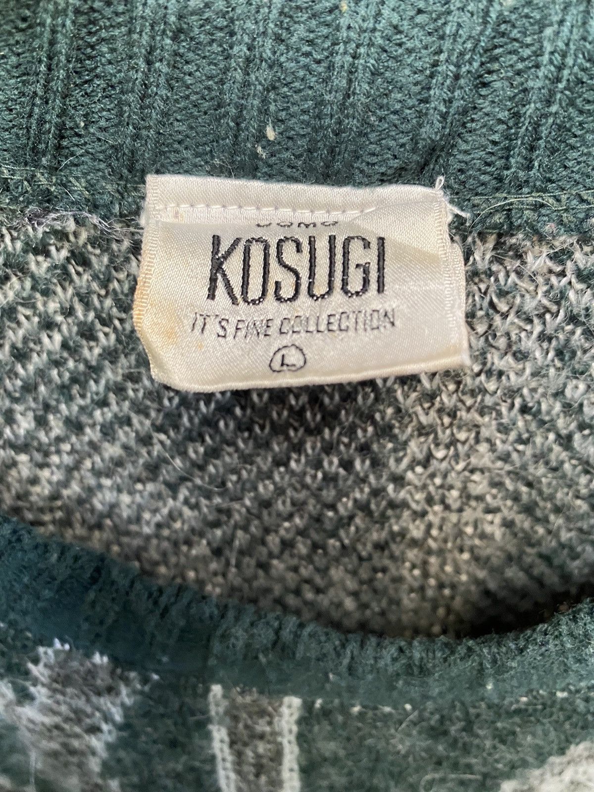 Japanese Brand Vintage kosugi knitwear like coogi Design Size US L / EU 52-54 / 3 - 8 Thumbnail