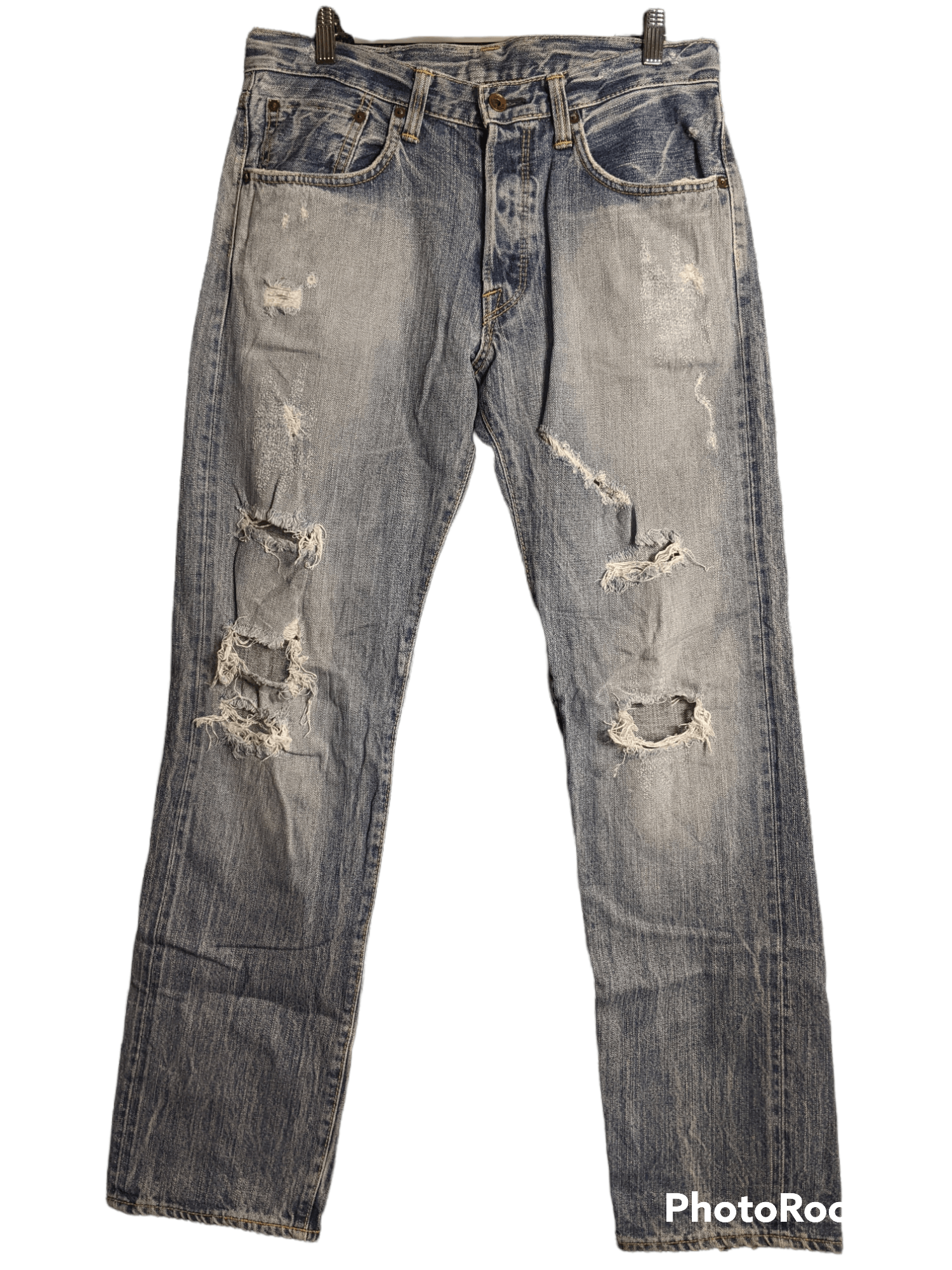 EDWIN 505exx distressed jeans (p016)