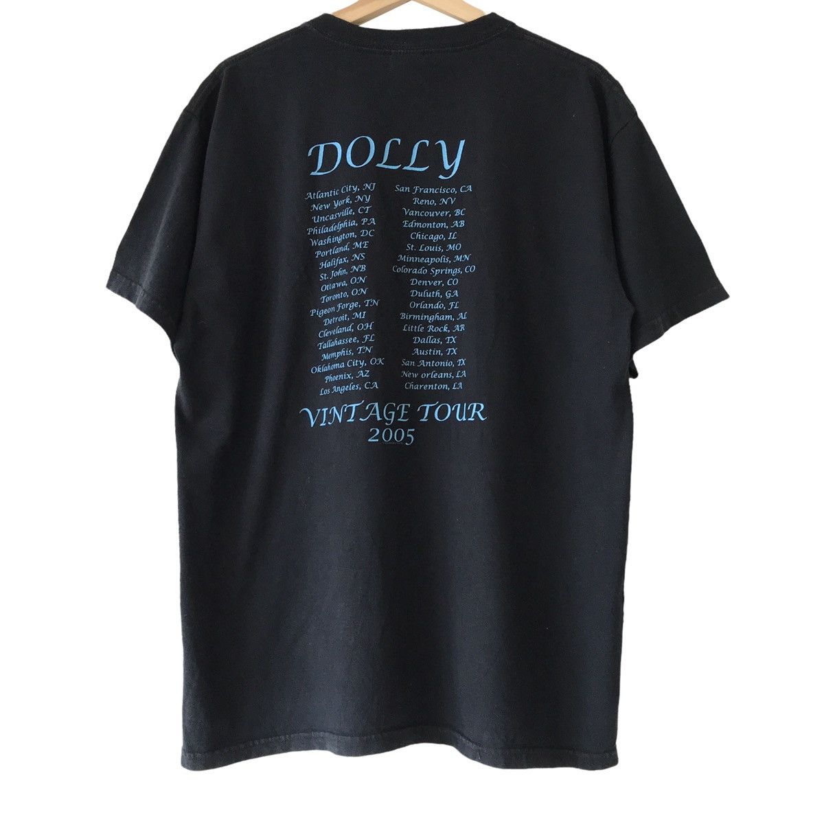 Anvil × Band Tees Authentic Vintage Dolly Parton 2005 Vintage Tour Anvil Tee Size US L / EU 52-54 / 3 - 2 Thumbnail