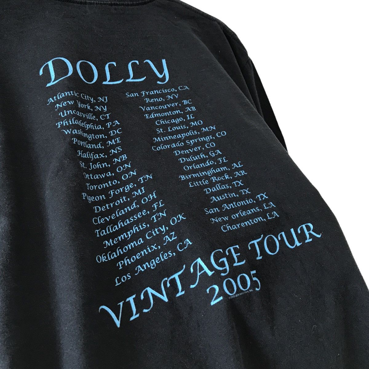Anvil × Band Tees Authentic Vintage Dolly Parton 2005 Vintage Tour Anvil Tee Size US L / EU 52-54 / 3 - 5 Thumbnail