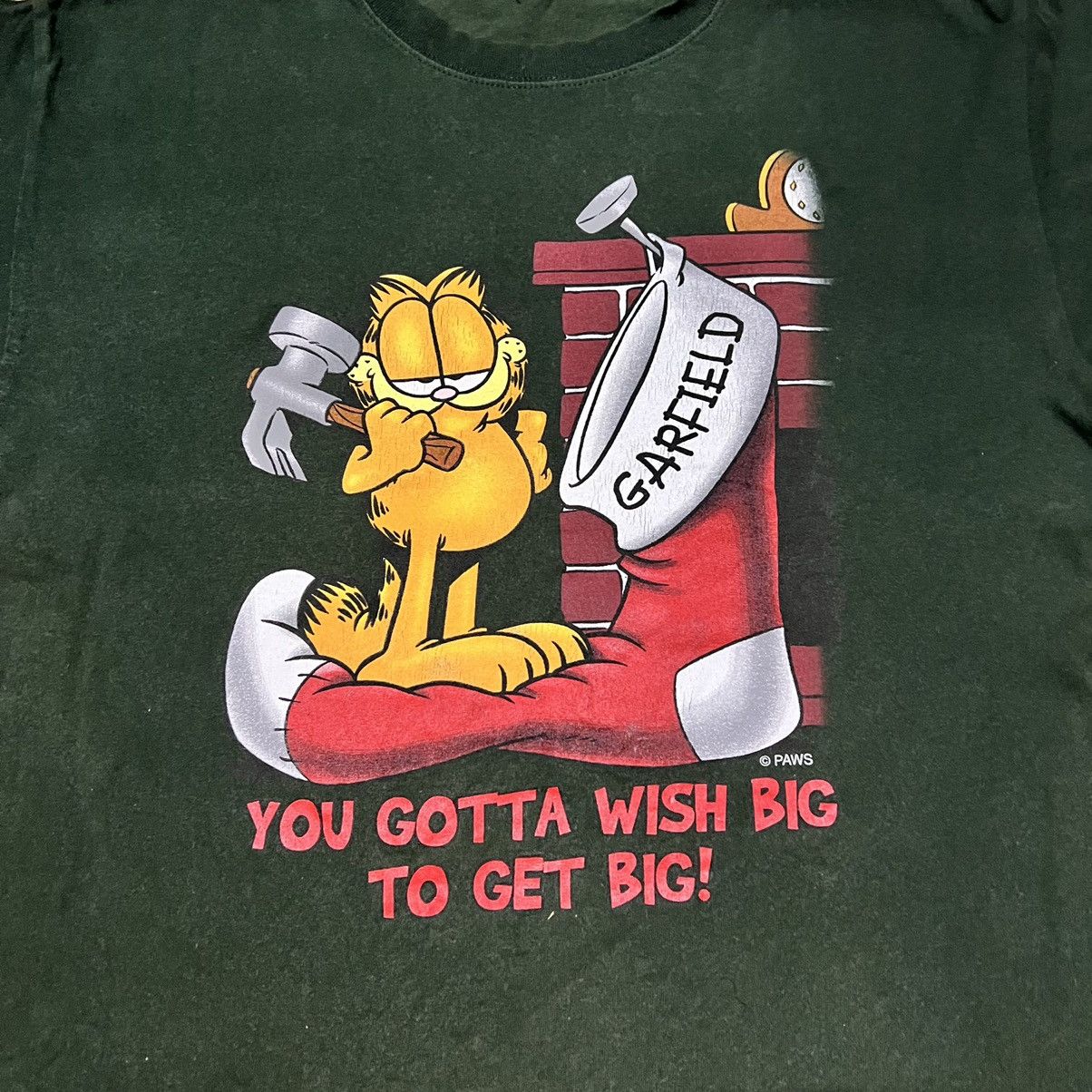 Cartoon Network Vintage Garfield Cartoon T Shirt Size US XL / EU 56 / 4 - 2 Thumbnail
