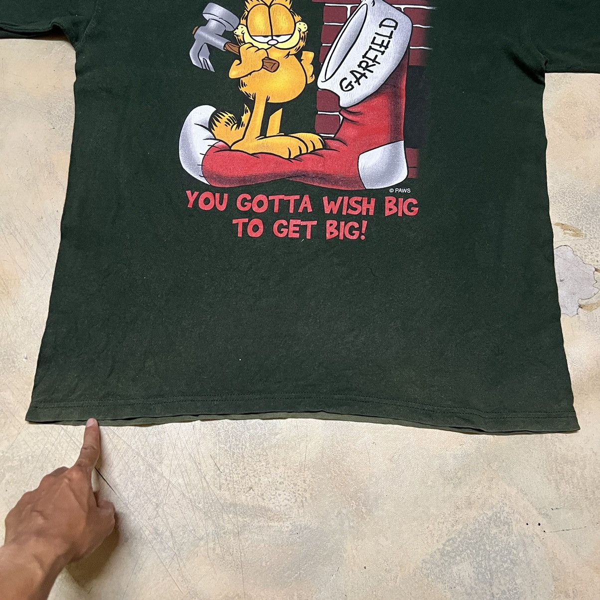 Cartoon Network Vintage Garfield Cartoon T Shirt Size US XL / EU 56 / 4 - 8 Thumbnail