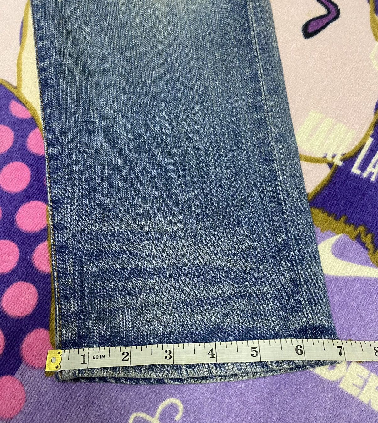 Issey Miyake × Tete Homme TETE HOMME x Issey Miyake Distressed Denim Jeans x Rare Size US 34 / EU 50 - 16 Thumbnail