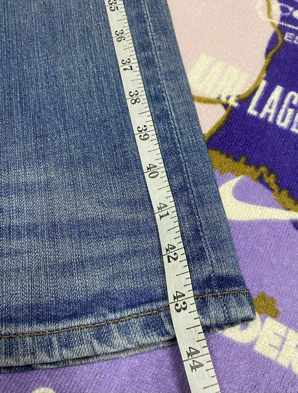 Issey Miyake × Tete Homme TETE HOMME x Issey Miyake Distressed Denim Jeans x Rare Size US 34 / EU 50 - 14 Thumbnail