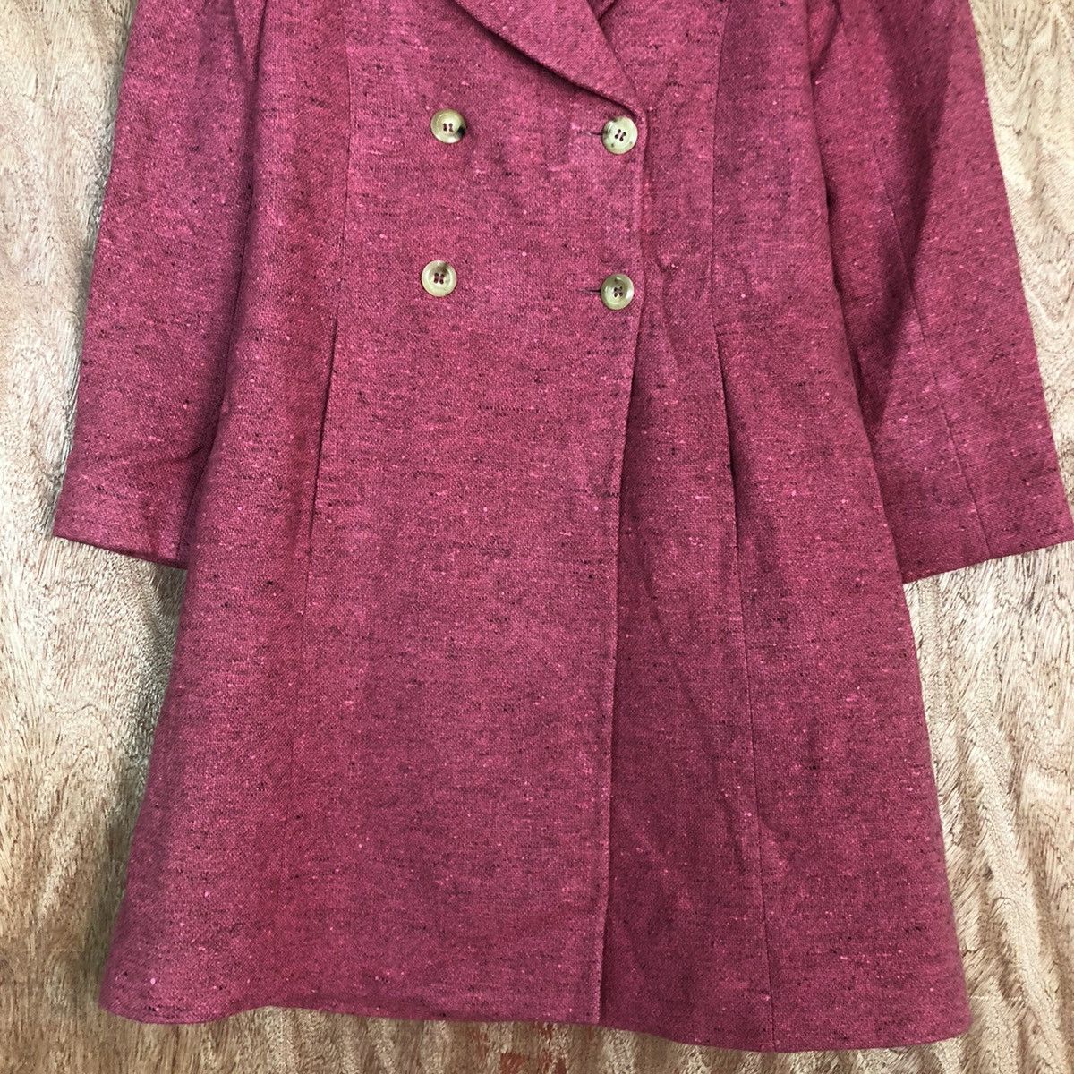 Japanese Brand Kenzo Paris Pink Heavy Coats #H154 Size XS / US 0-2 / IT 36-38 - 8 Thumbnail