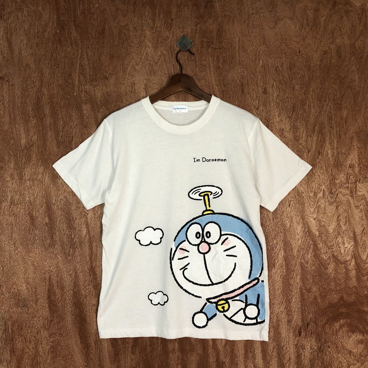 Anime Im Doreamon movie anima vintage White Tshirt #H148 Size US M / EU 48-50 / 2 - 3 Thumbnail