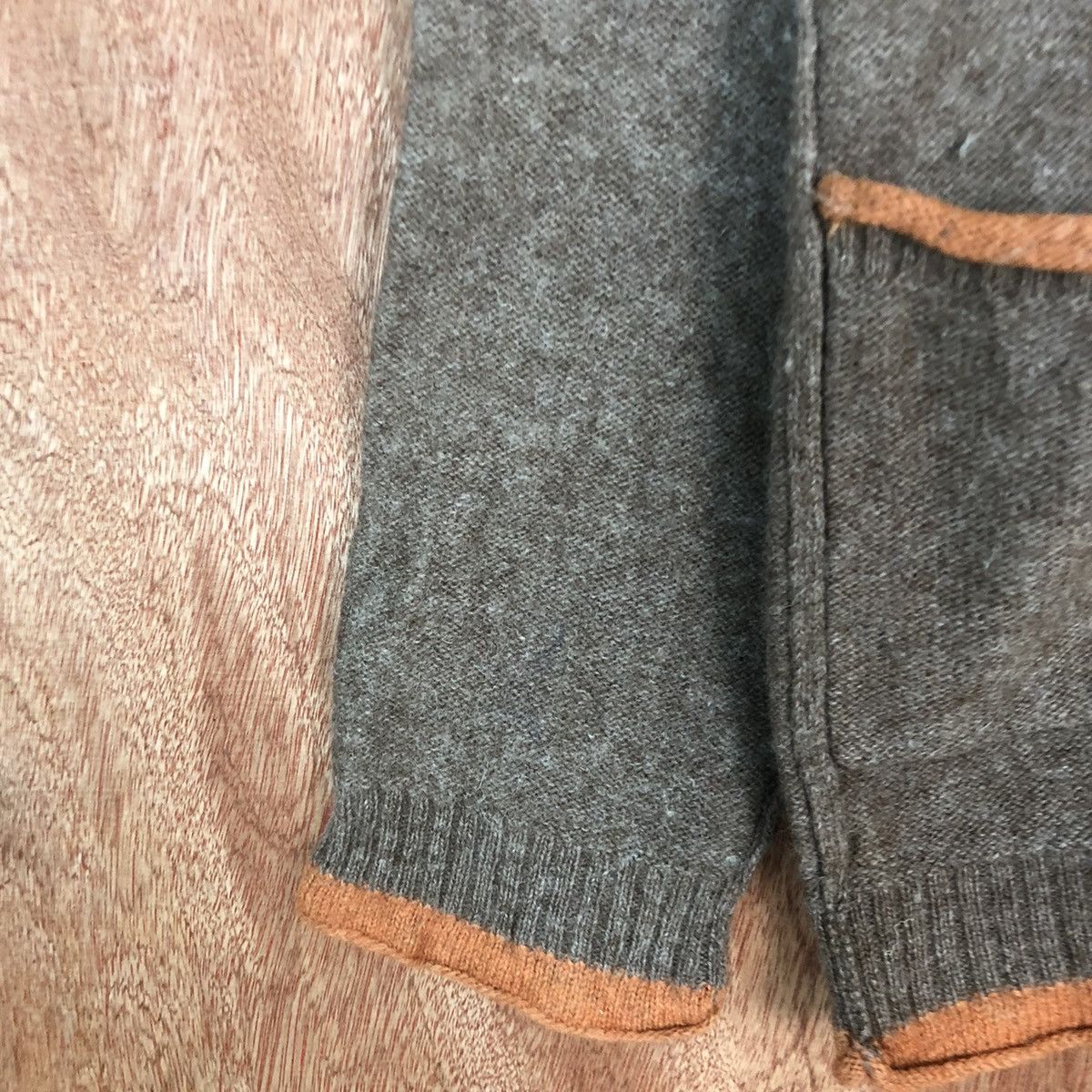 Homespun Knitwear Japan Brown Shag Shaggy Cardigan hoodie #H140 Size US M / EU 48-50 / 2 - 6 Thumbnail