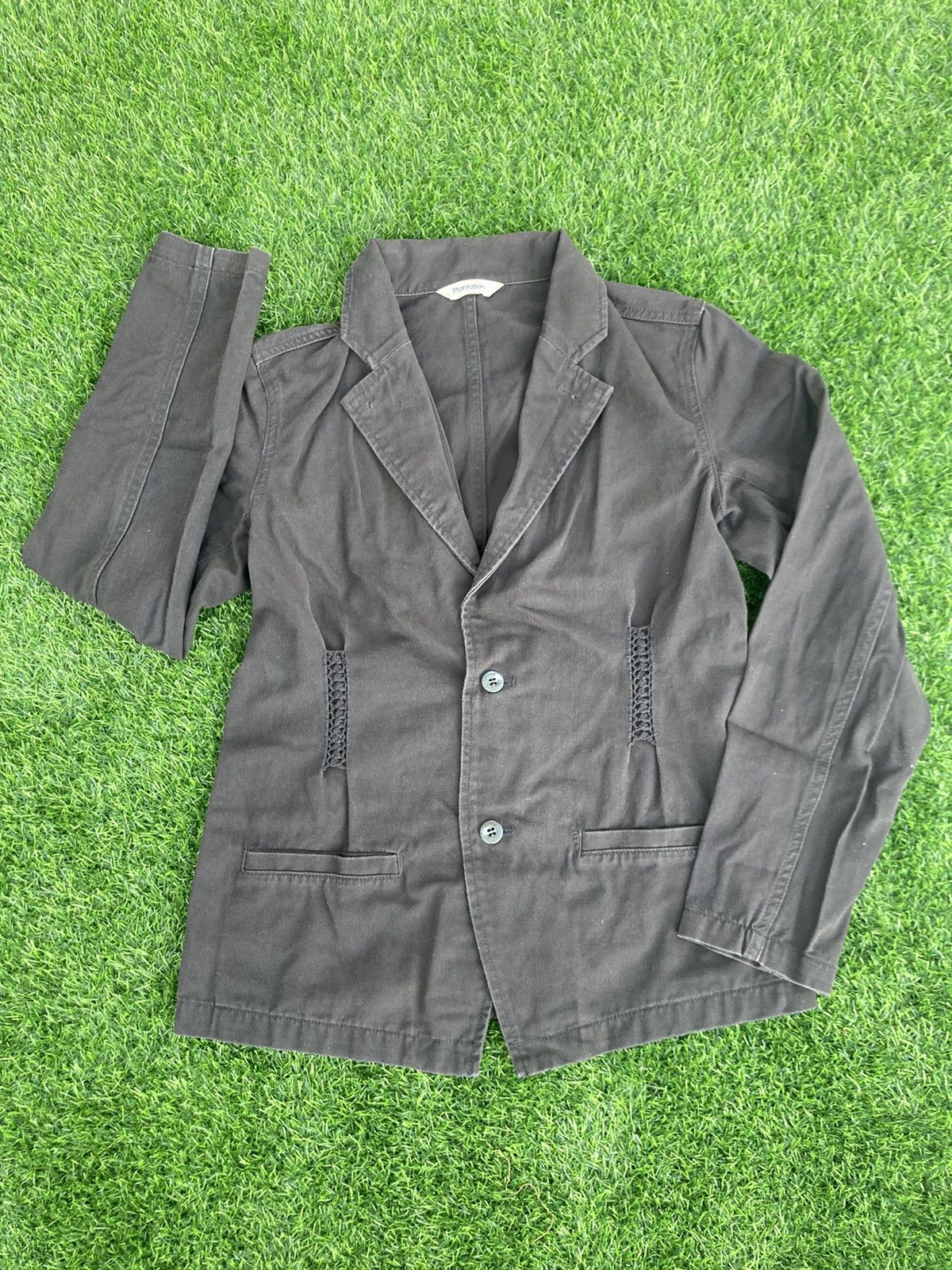 Issey Miyake ISSEY MIYAKE PLANTATION BLAZER JACKET Size US M / EU 48-50 / 2 - 1 Thumbnail
