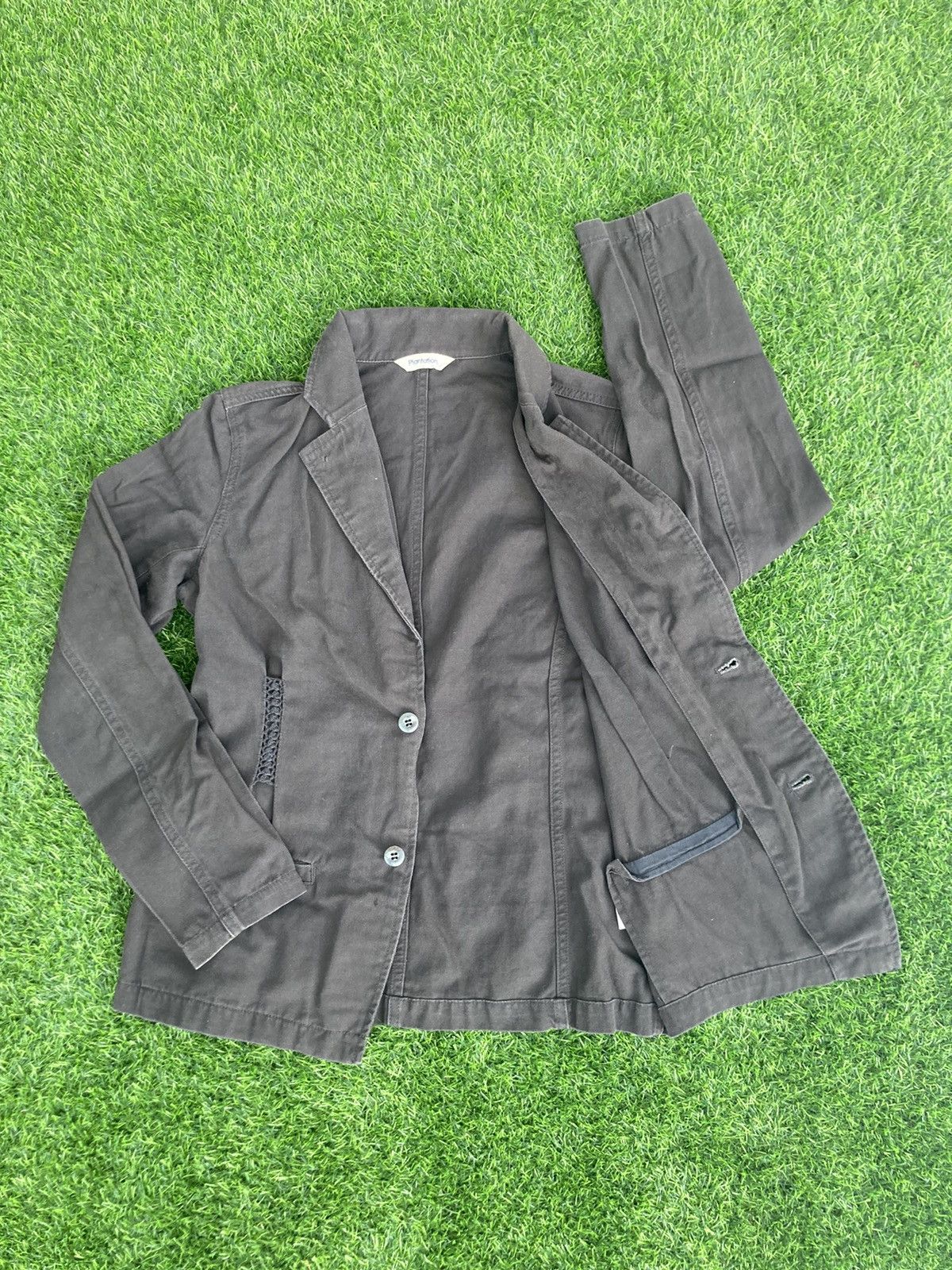 Issey Miyake ISSEY MIYAKE PLANTATION BLAZER JACKET Size US M / EU 48-50 / 2 - 2 Thumbnail