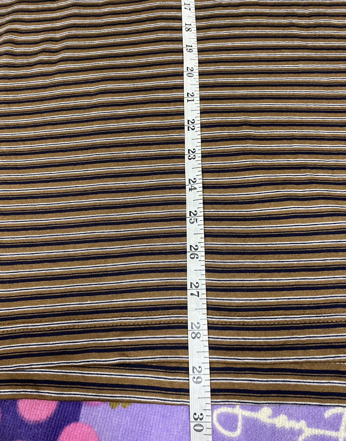 Designer × Lanvin × Vintage LANVIN Sports Stripe Long Sleeve Polo Shirt Made in Japan Size US L / EU 52-54 / 3 - 16 Thumbnail