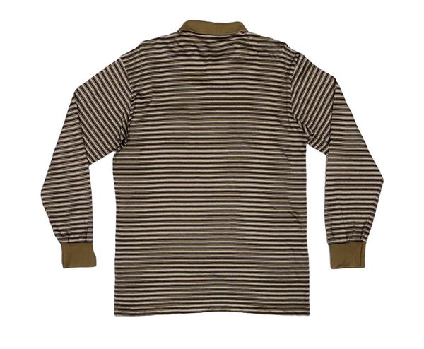 Lanvin LANVIN Sports Stripe Long Sleeve Polo Shirt Made in Japan | Grailed