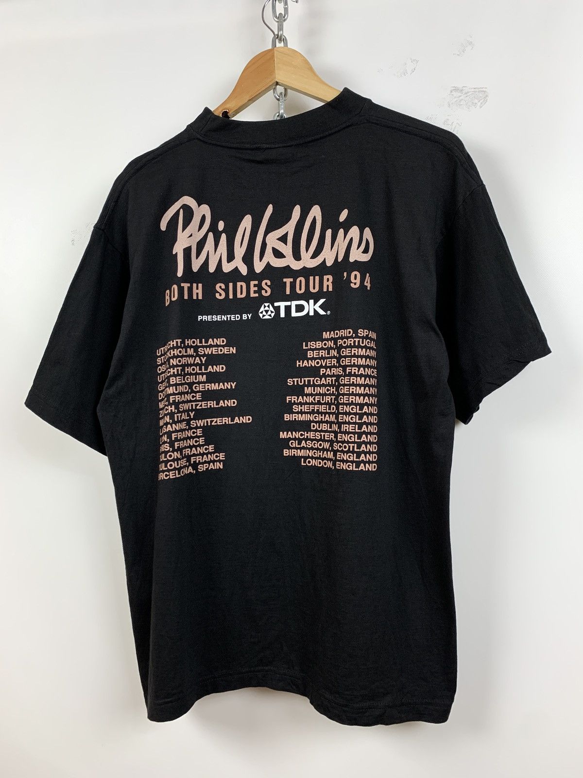 Band Tees 1994 Vintage Phil Collins Tour T-Shirt Size US XL / EU 56 / 4 - 11 Thumbnail