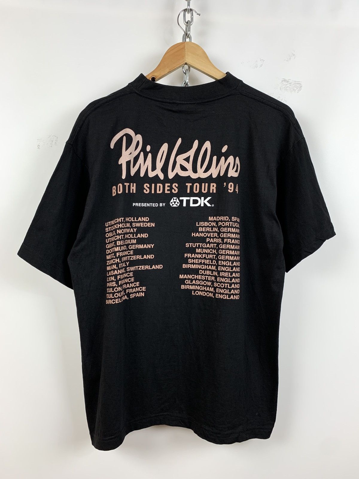 Band Tees 1994 Vintage Phil Collins Tour T-Shirt Size US XL / EU 56 / 4 - 2 Thumbnail