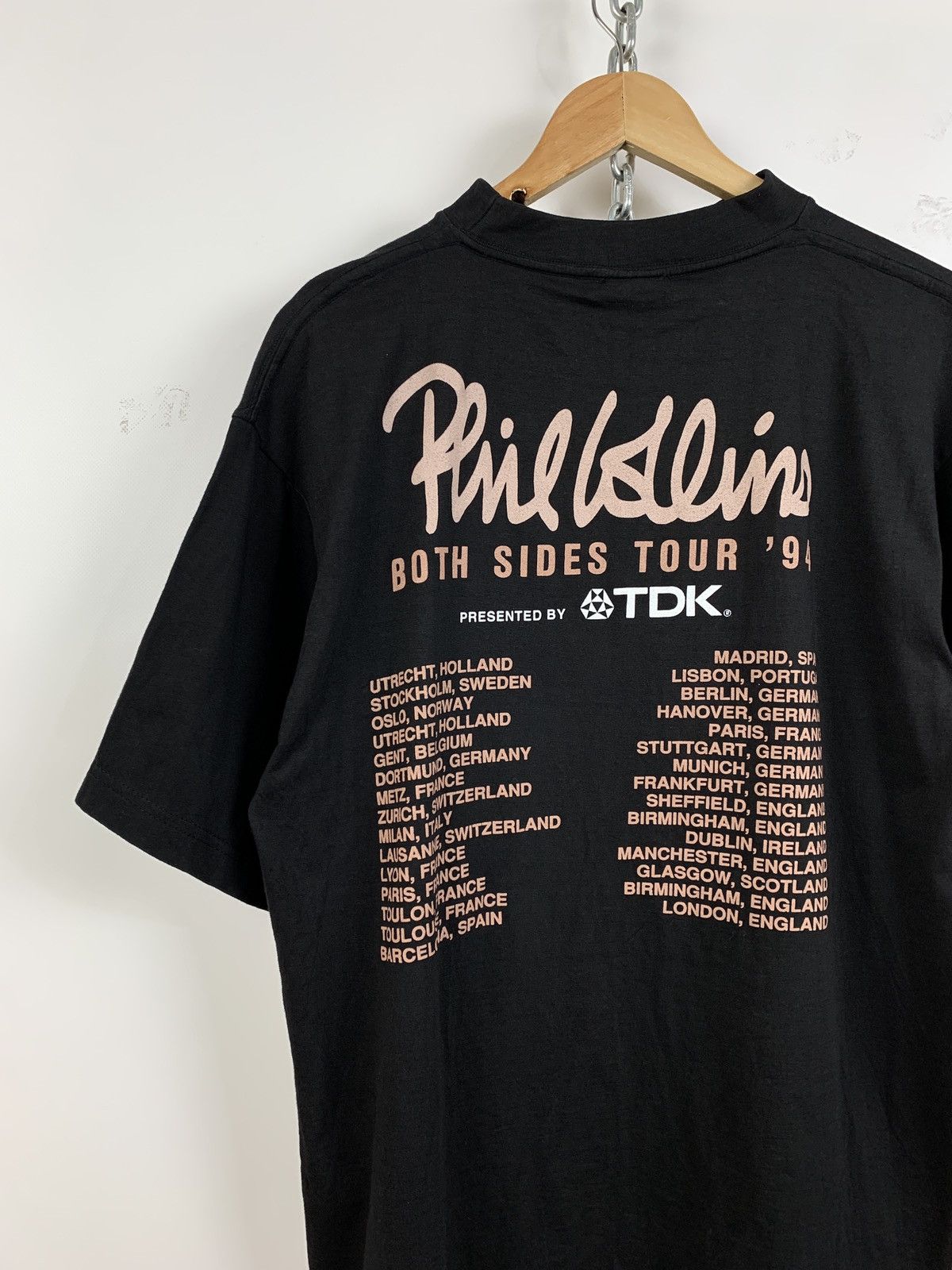 Band Tees 1994 Vintage Phil Collins Tour T-Shirt Size US XL / EU 56 / 4 - 9 Thumbnail