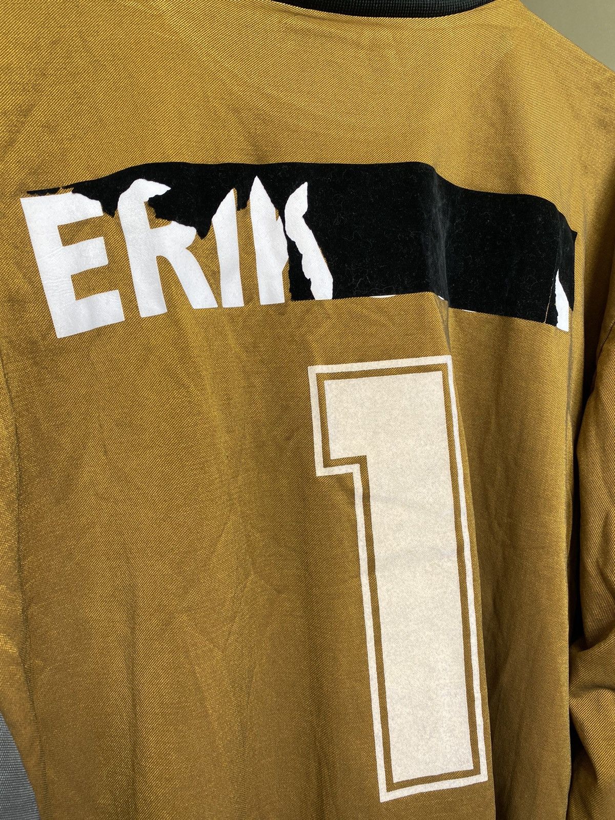 Nike × Vintage Vintage 2000s Nike team Jersey Long sleeve #1 Eriksen Size US XL / EU 56 / 4 - 8 Thumbnail