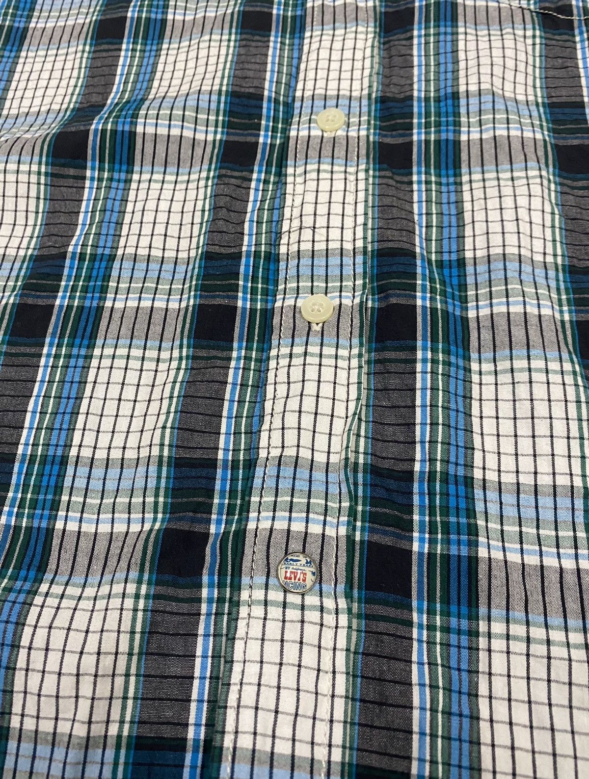 Levi's LEVIS Button Up Shirt with Backprint Skulls x Rare Size US M / EU 48-50 / 2 - 6 Thumbnail