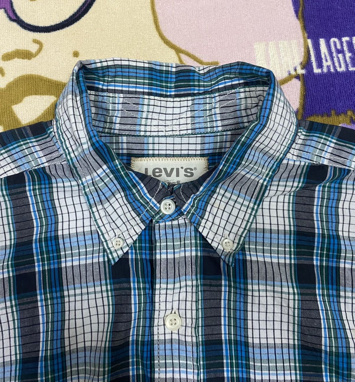 Levi's LEVIS Button Up Shirt with Backprint Skulls x Rare Size US M / EU 48-50 / 2 - 13 Thumbnail