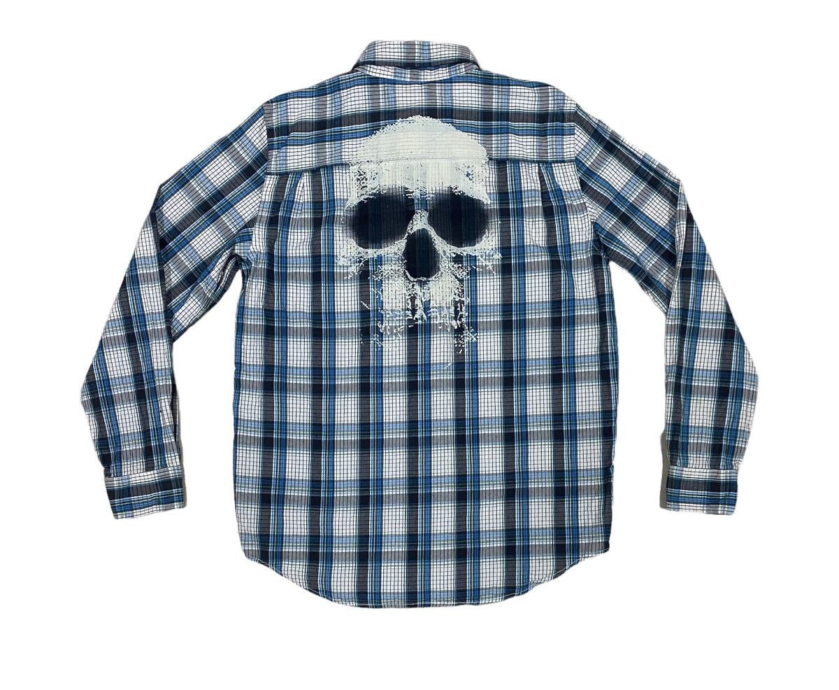 Levi's LEVIS Button Up Shirt with Backprint Skulls x Rare Size US M / EU 48-50 / 2 - 1 Thumbnail