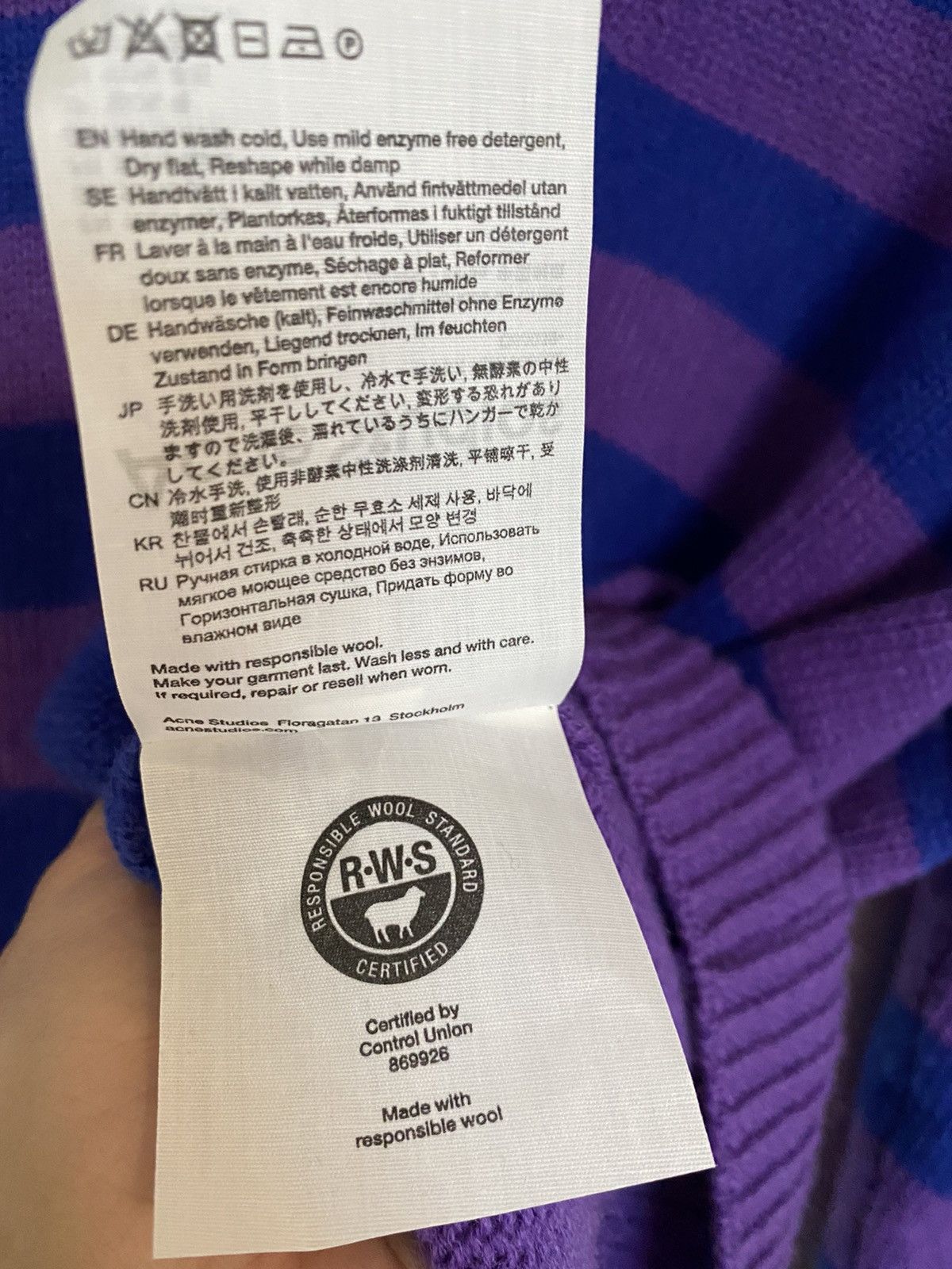 Acne Studios Acne Studios Cardigan Sweater Striped Wool Oversized Size US M / EU 48-50 / 2 - 11 Thumbnail