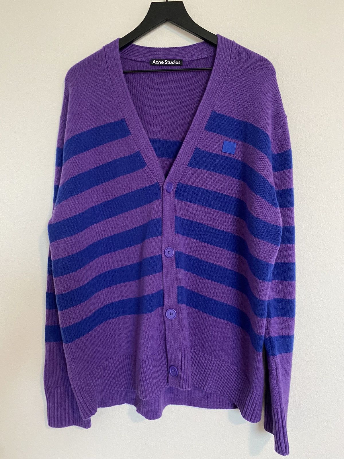 Acne Studios Acne Studios Cardigan Sweater Striped Wool Oversized Size US M / EU 48-50 / 2 - 6 Thumbnail