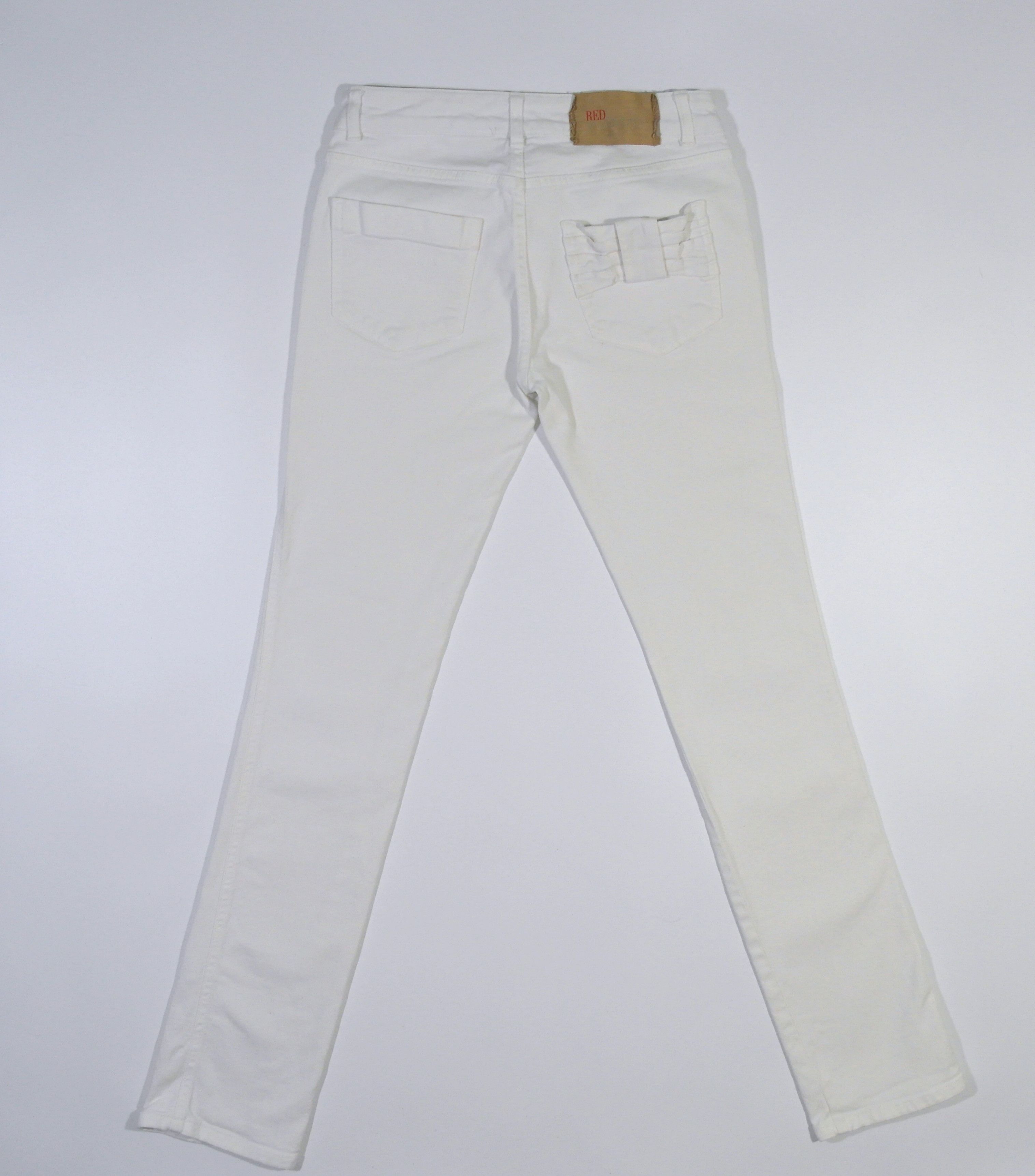 RED Valentino Red Valentino Denim Skinny Jeans Women's Sz 28 White Size 28" / US 6 / IT 42 - 2 Thumbnail