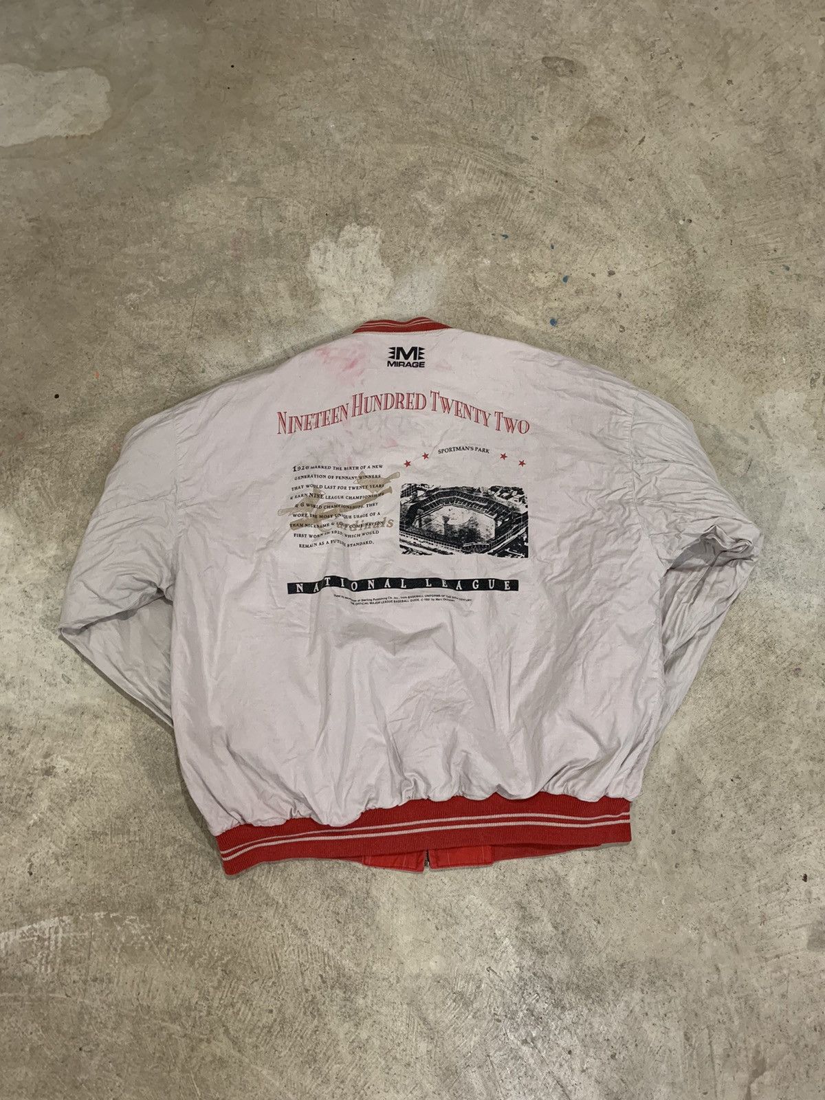 MLB × Vintage Vintage 1991 St. Louis Cardinals Reversible Letterman Size US XL / EU 56 / 4 - 10 Thumbnail