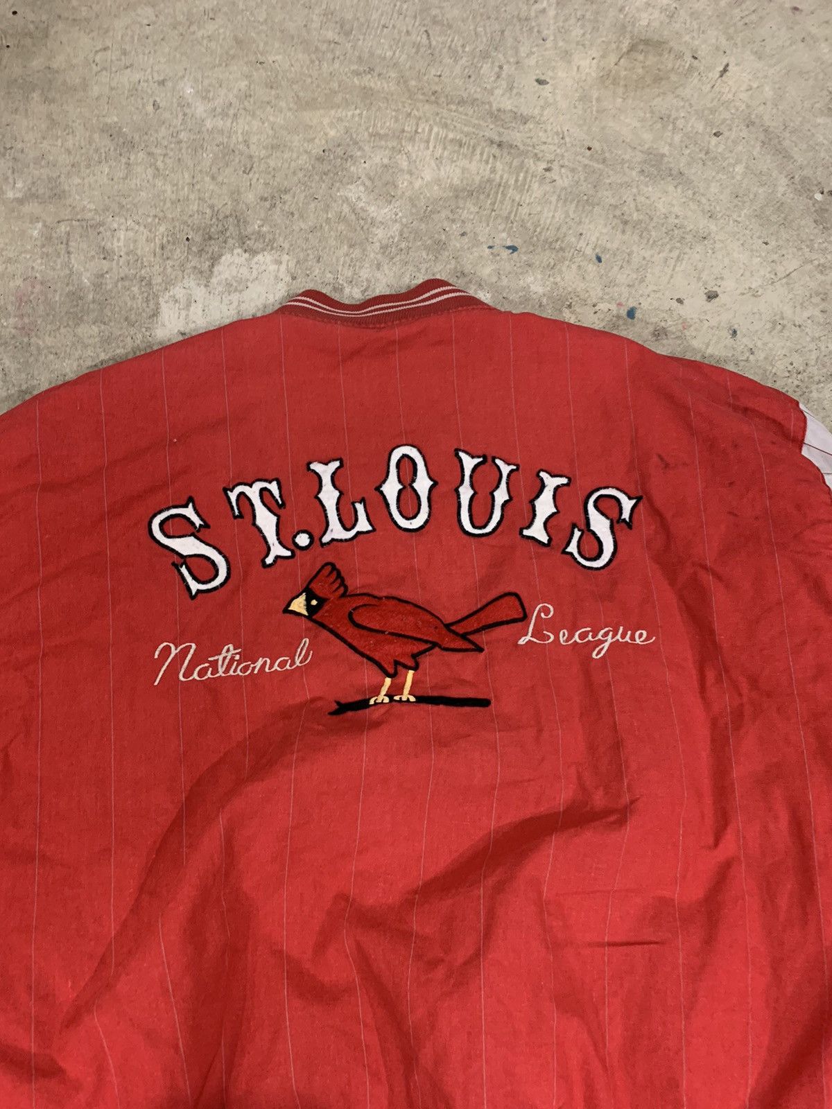 MLB × Vintage Vintage 1991 St. Louis Cardinals Reversible Letterman Size US XL / EU 56 / 4 - 6 Thumbnail