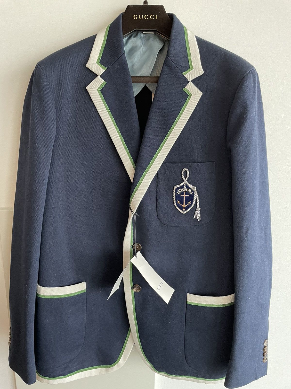 Gucci $3,400 Value Gucci Super Runway Anchor Blazer Brand New Size 52R - 11 Thumbnail