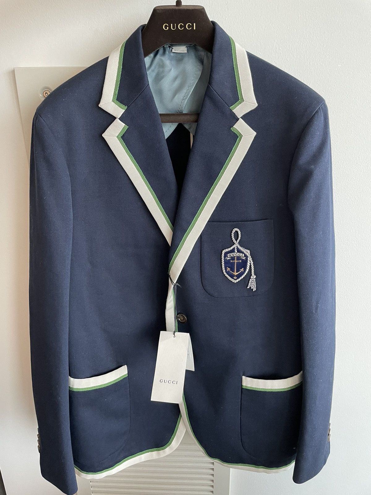 Gucci $3,400 Value Gucci Super Runway Anchor Blazer Brand New Size 52R - 1 Thumbnail