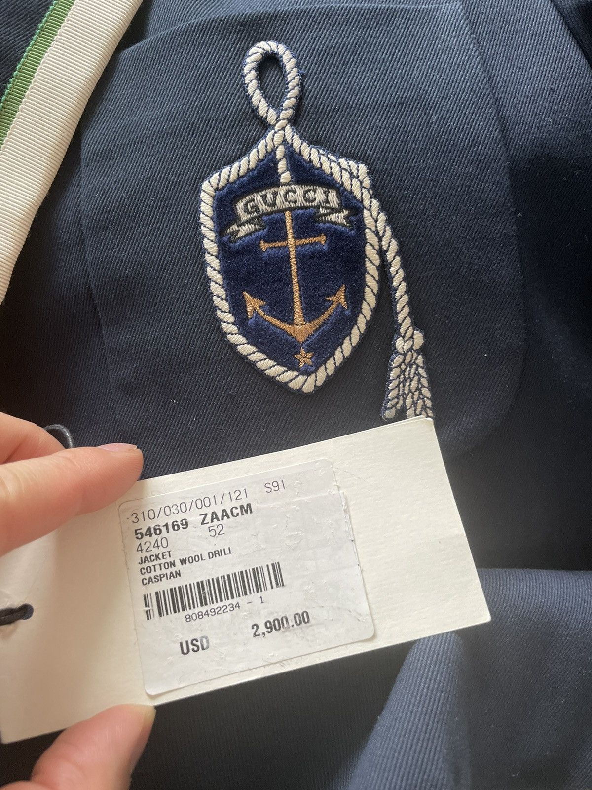 Gucci $3,400 Value Gucci Super Runway Anchor Blazer Brand New Size 52R - 9 Thumbnail