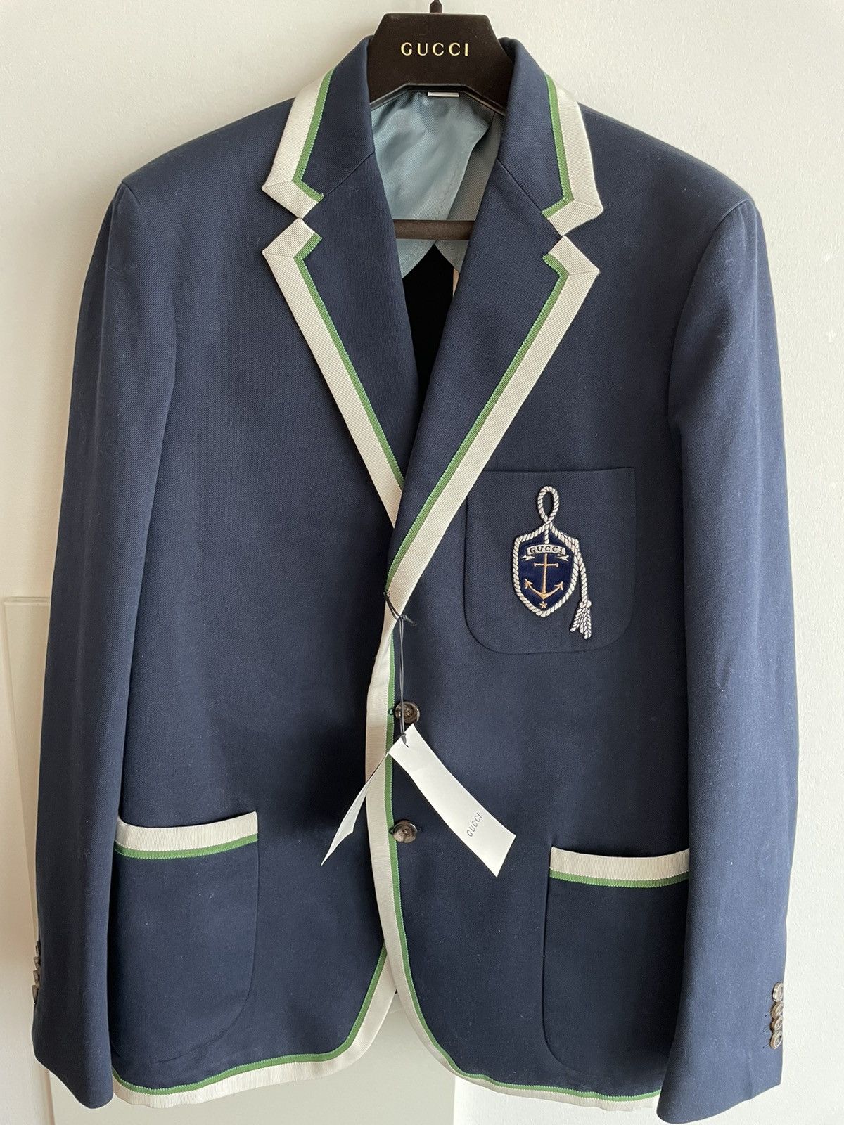 Gucci $3,400 Value Gucci Super Runway Anchor Blazer Brand New Size 52R - 6 Thumbnail