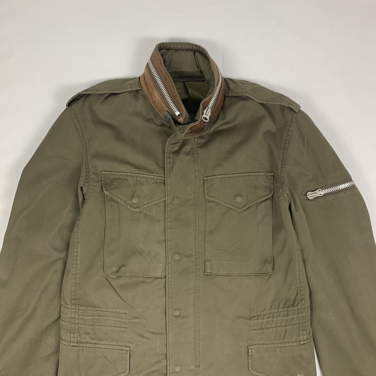 30%OFF【STANDARD JOURNAL 】military jacket Vintage Journal Standard Military Style Zipper Jacket