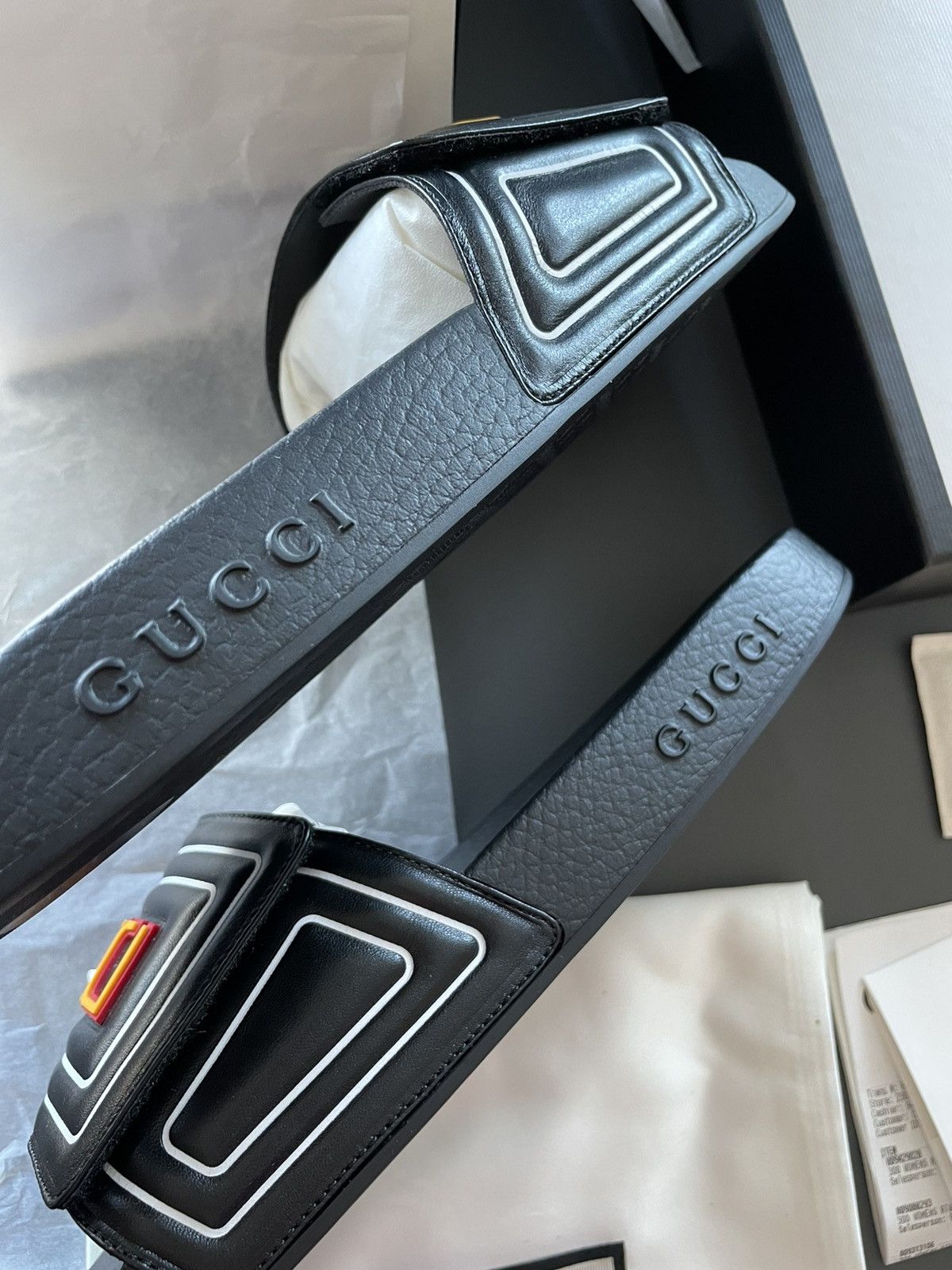 Gucci Brand NEW Runway Gucci Sldies Shoes Limited Edition Size US 12 / EU 45 - 15 Thumbnail