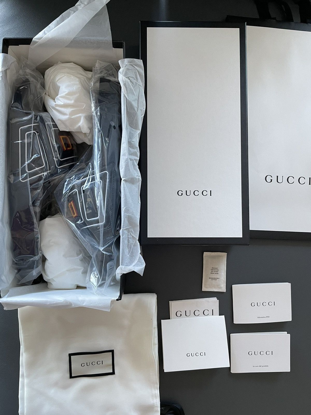Gucci Brand NEW Runway Gucci Sldies Shoes Limited Edition Size US 12 / EU 45 - 10 Thumbnail