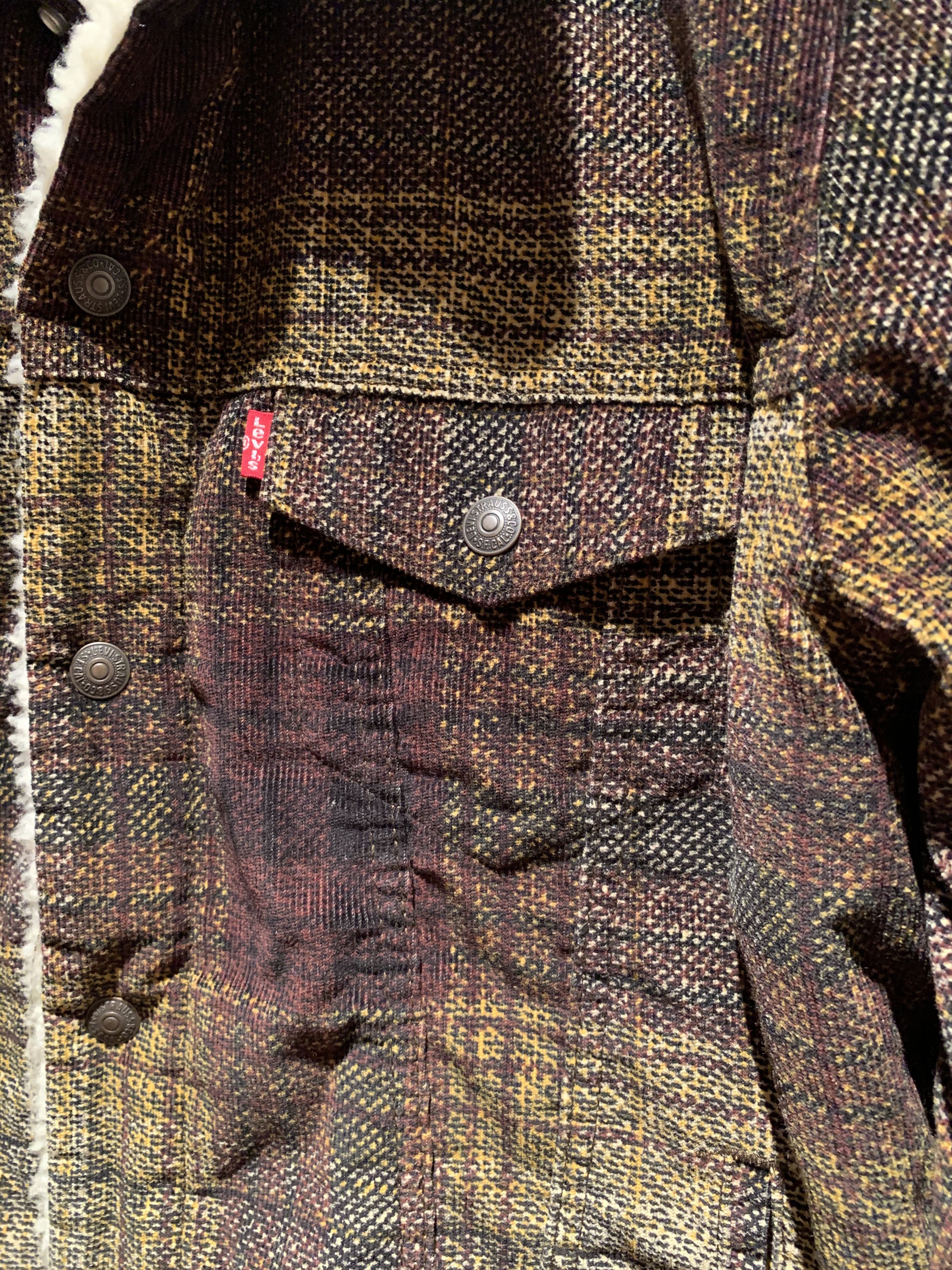 Designer × Levi's × Levi's Vintage Clothing *RARE* New Levi’s Lined Plaid Winter Sherpa Jacket - M & L Size US M / EU 48-50 / 2 - 3 Thumbnail